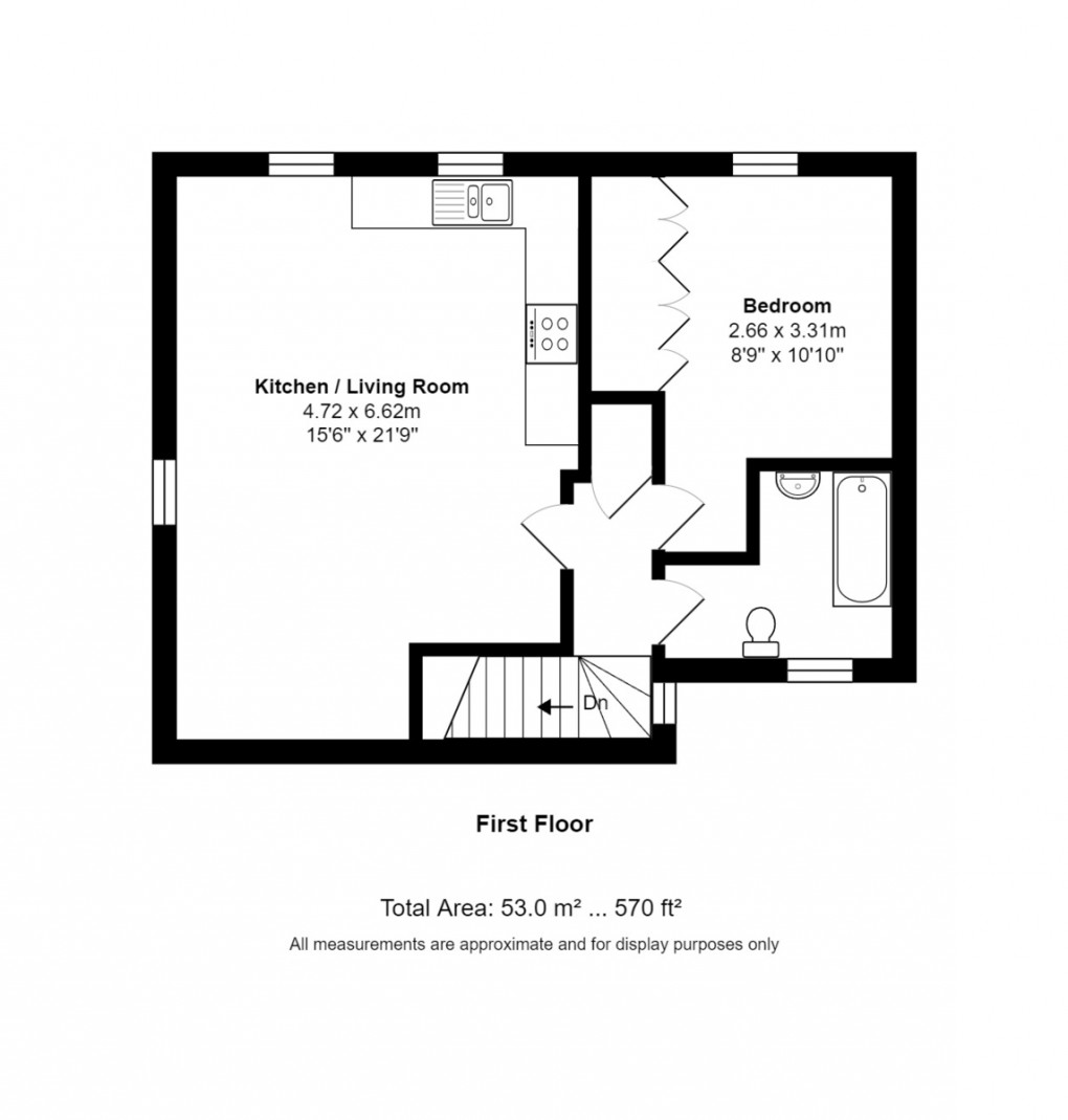 Floorplan for Church Street, Tetbury