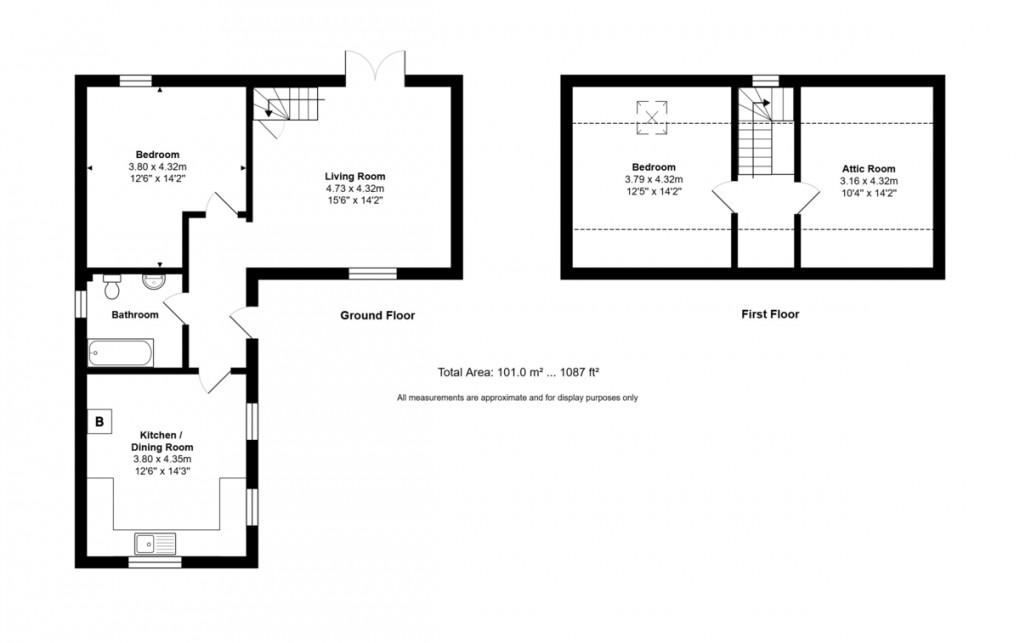 Floorplan for Easton Town, Sherston