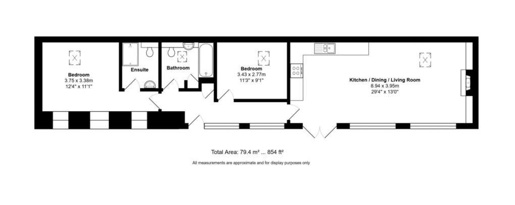 Floorplan for Nables Farm, Upper Seagry