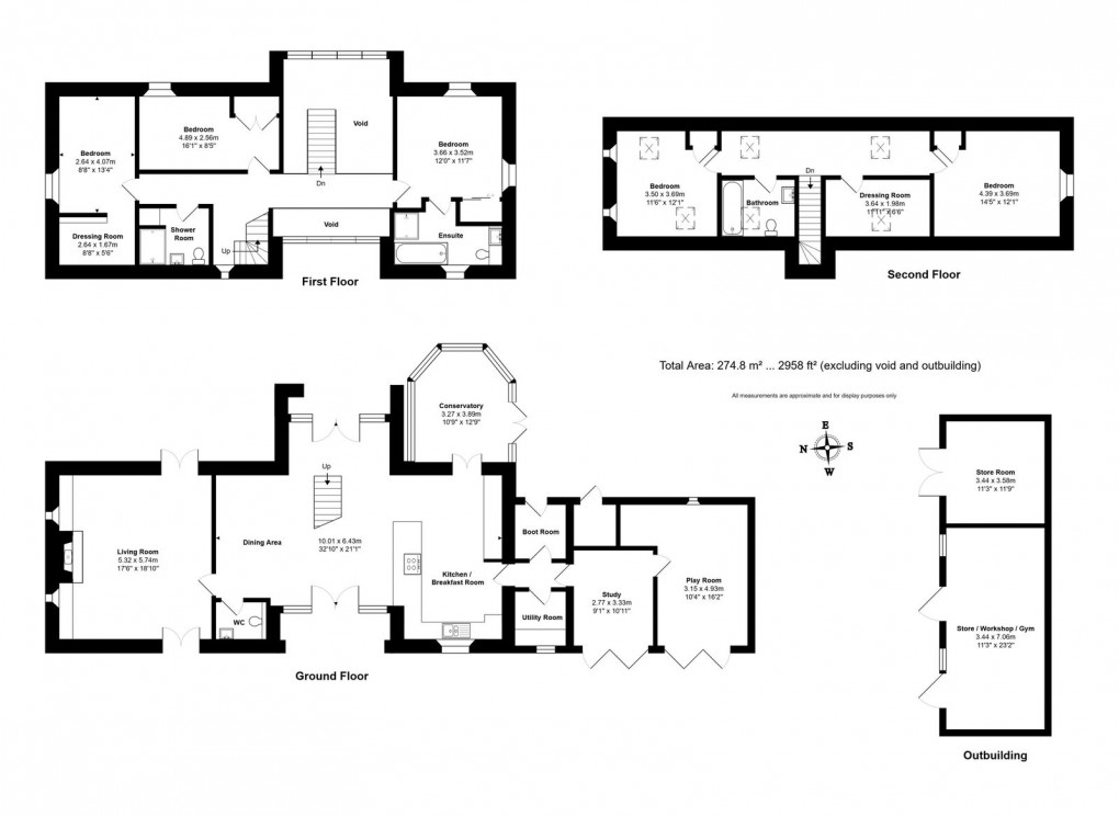 Floorplan for Garsdon, near Malmesbury