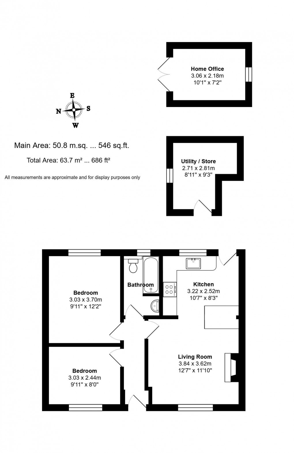 Floorplan for North End Gardens, Sherston