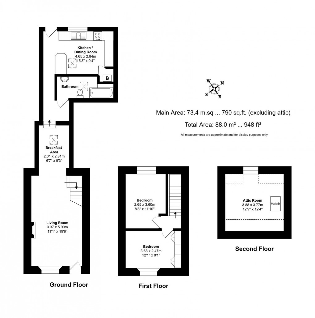 Floorplan for Cliff Road, Sherston