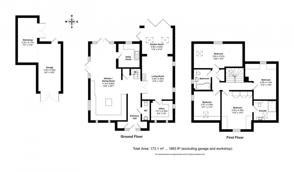 Floorplan for Grove Lane, Yatton Keynell