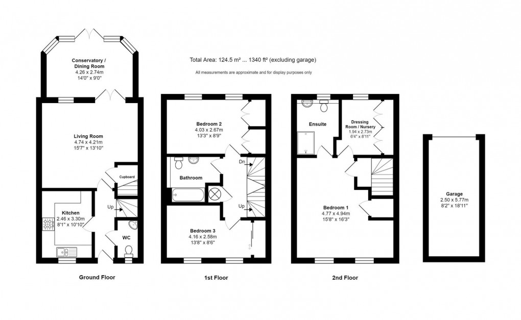 Floorplan for Avenue De Gien, Malmesbury