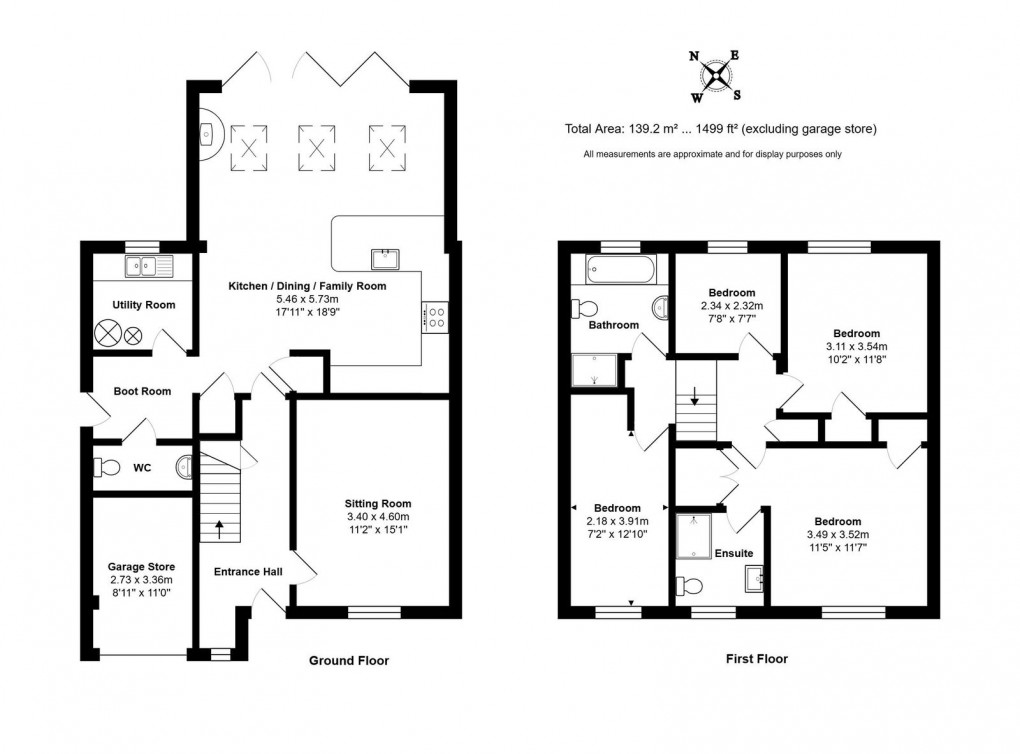 Floorplan for Manor Close, Sherston