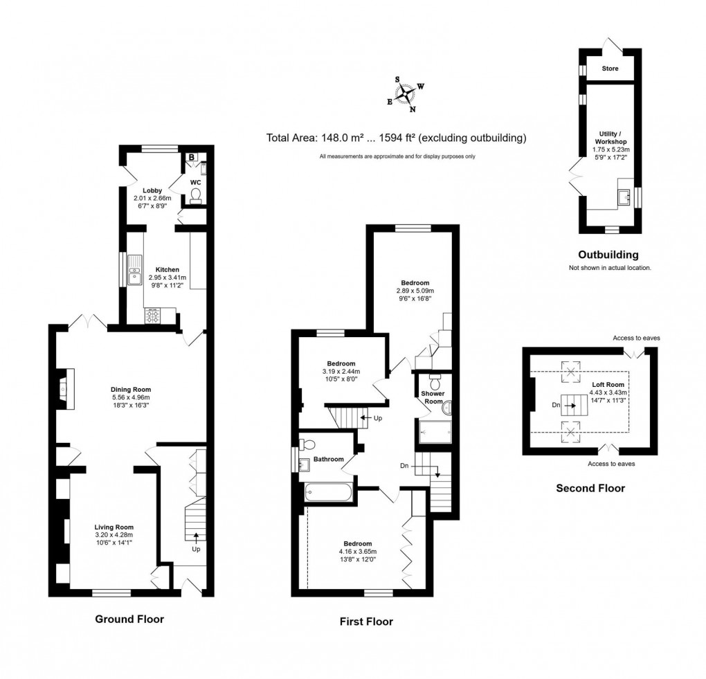 Floorplan for Northfield Road, Tetbury