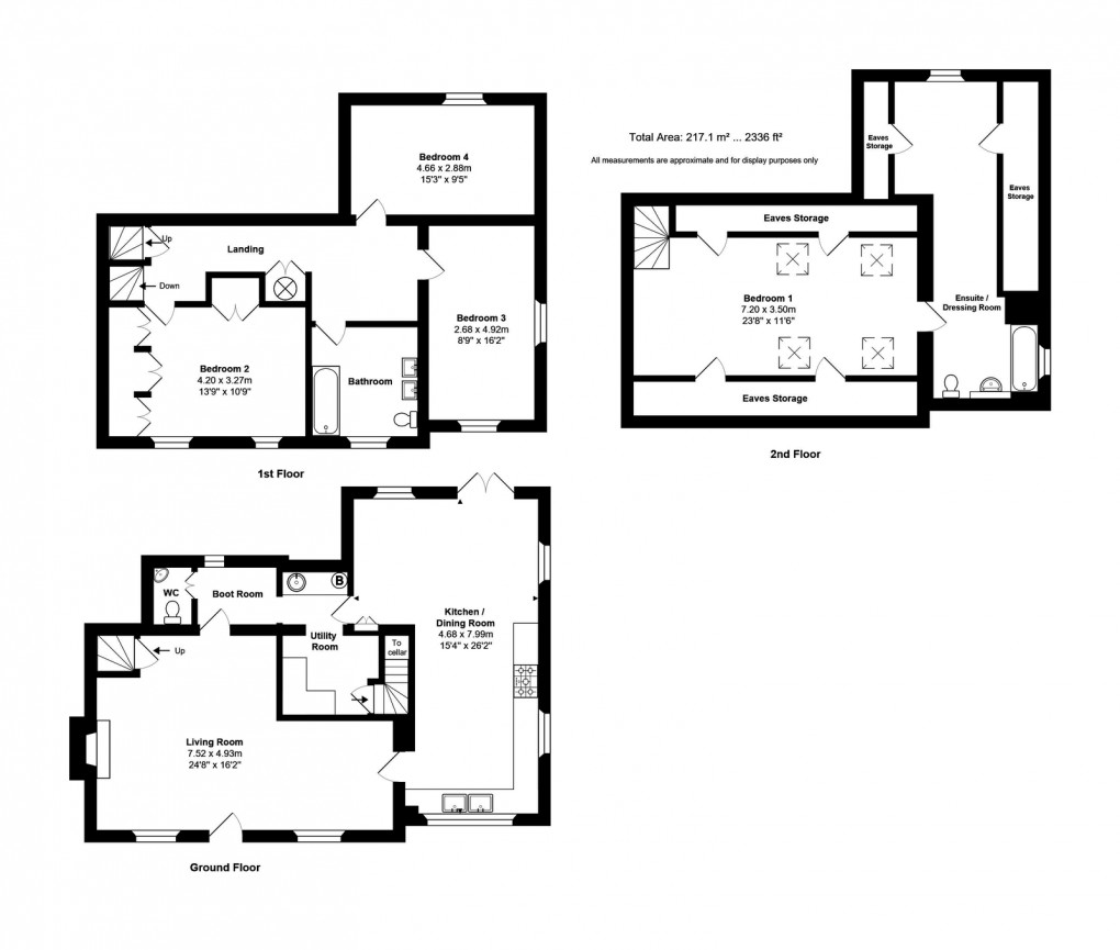 Floorplan for Charlton Road, Tetbury