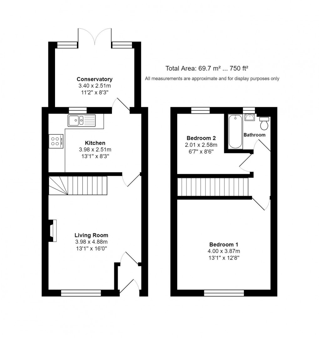 Floorplan for Wortheys Close, Malmesbury