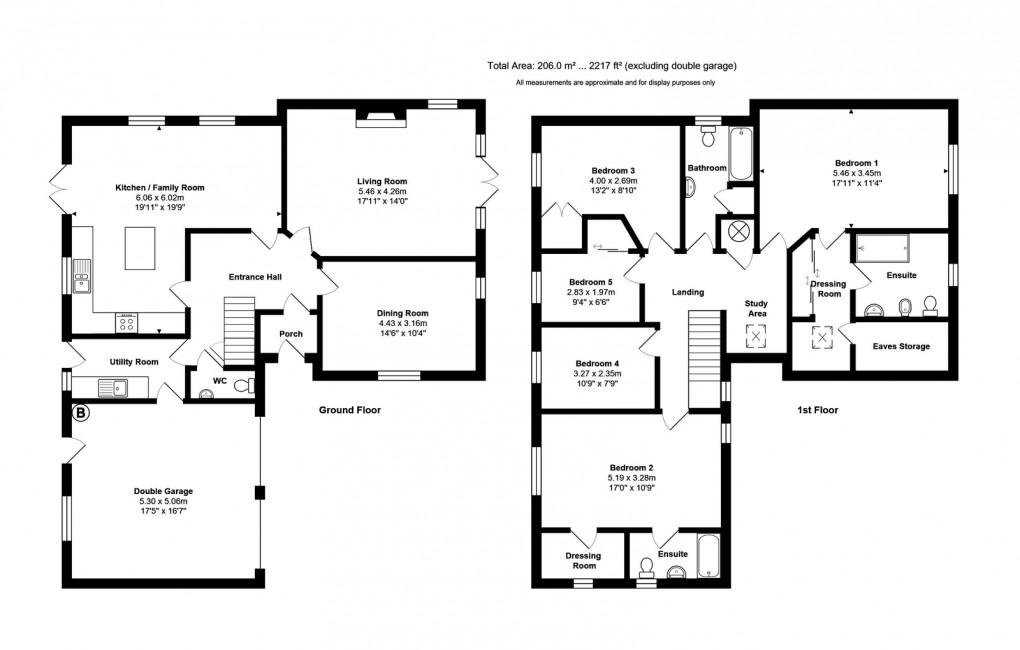 Floorplan for Quarry House, Corston