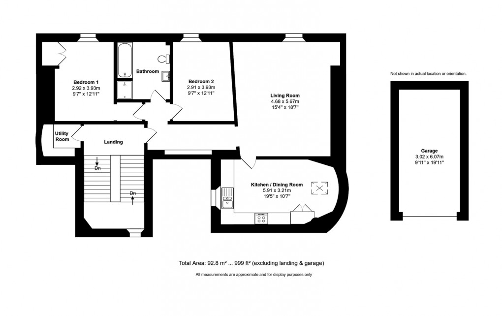 Floorplan for The Chipping, Tetbury