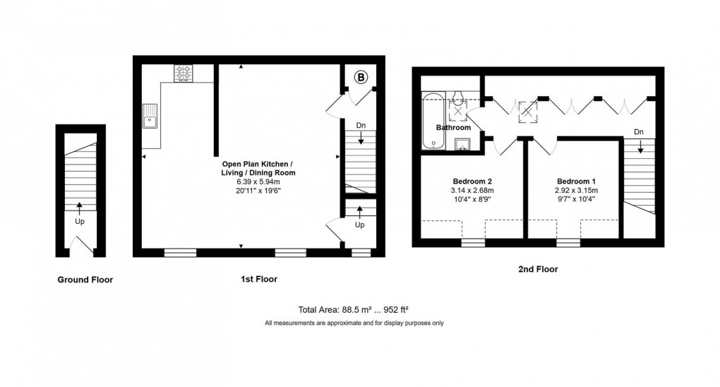 Floorplan for The Old Coach Yard, Tetbury