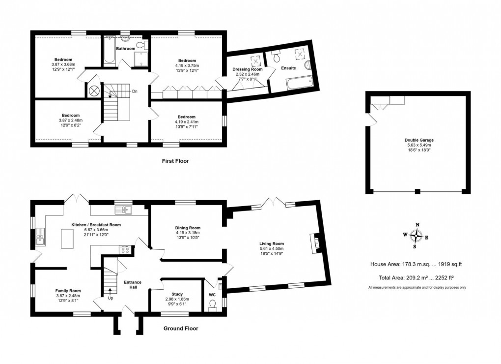 Floorplan for Barrett Lane, Sutton Benger