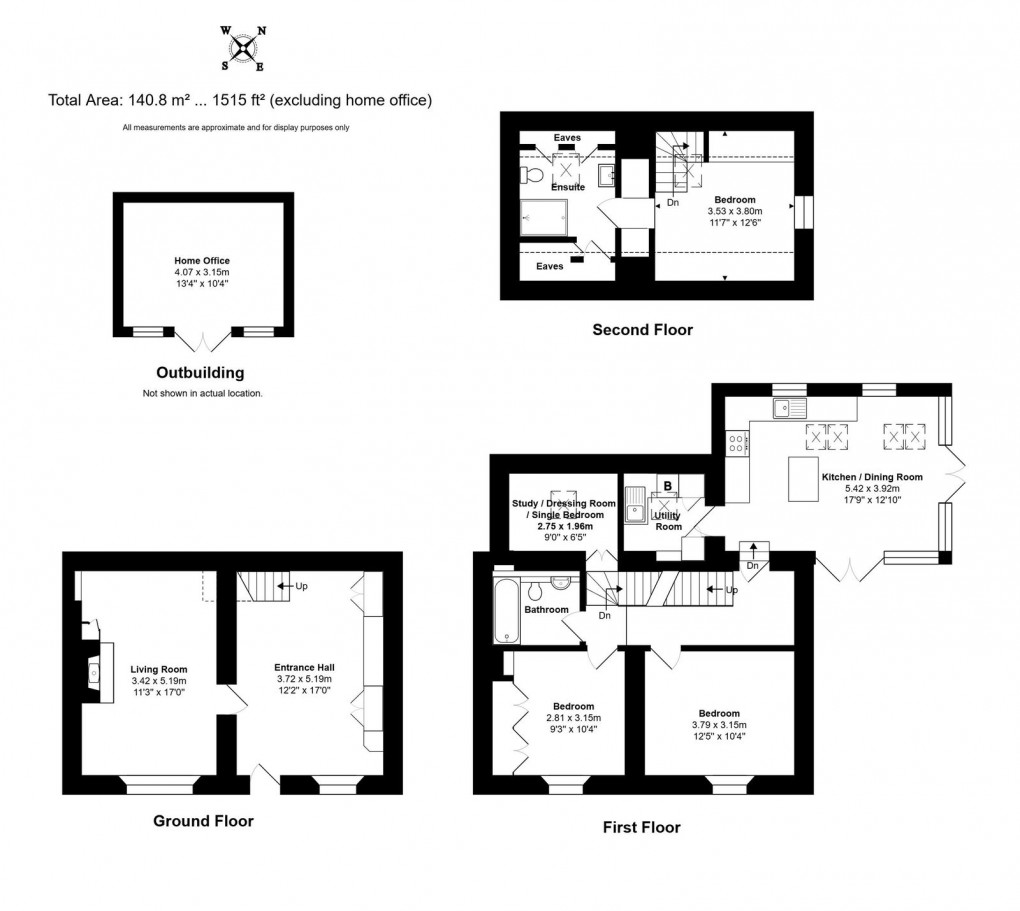 Floorplan for School Lane, Castle Combe