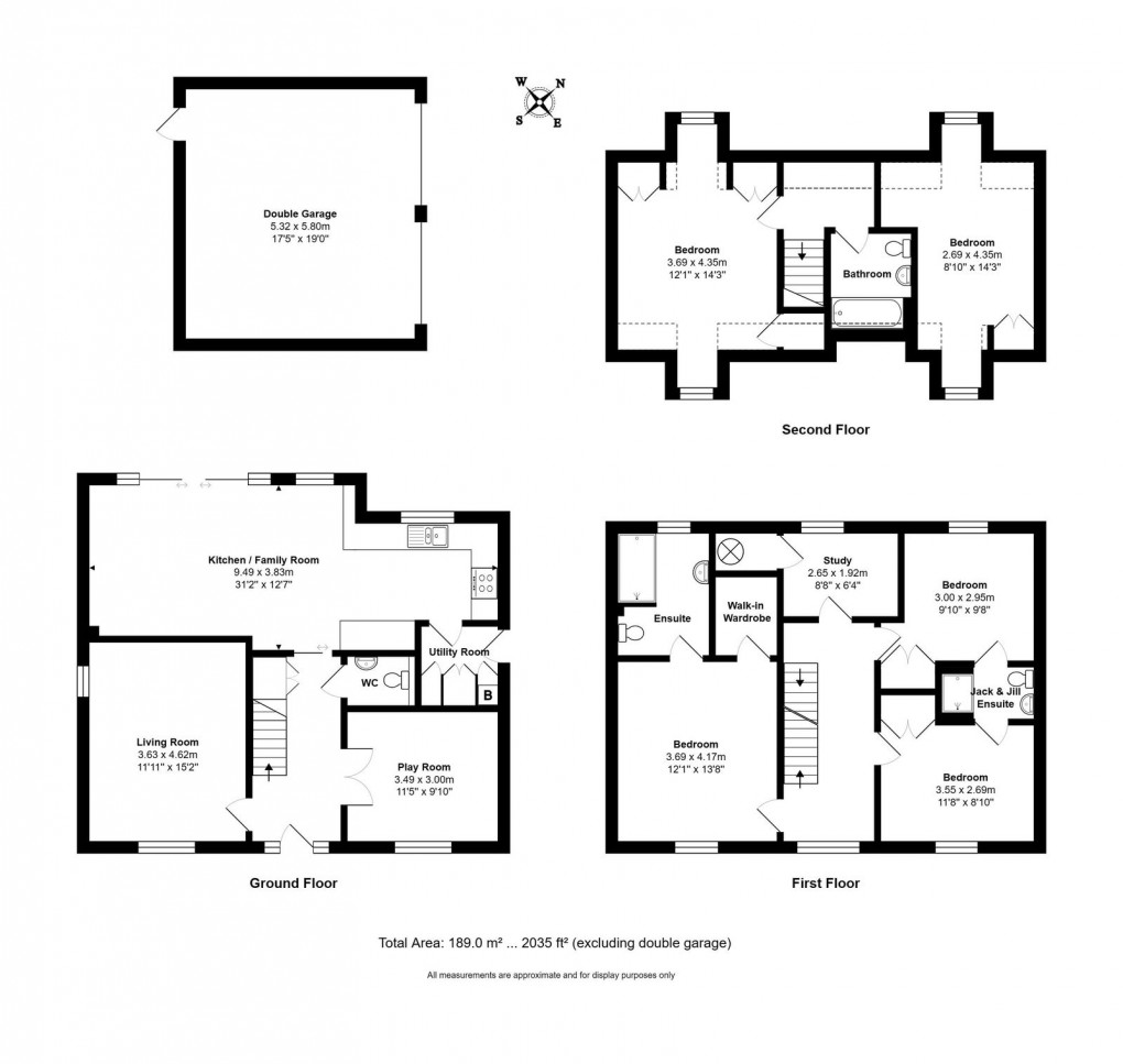 Floorplan for Hunloke Way, Malmesbury