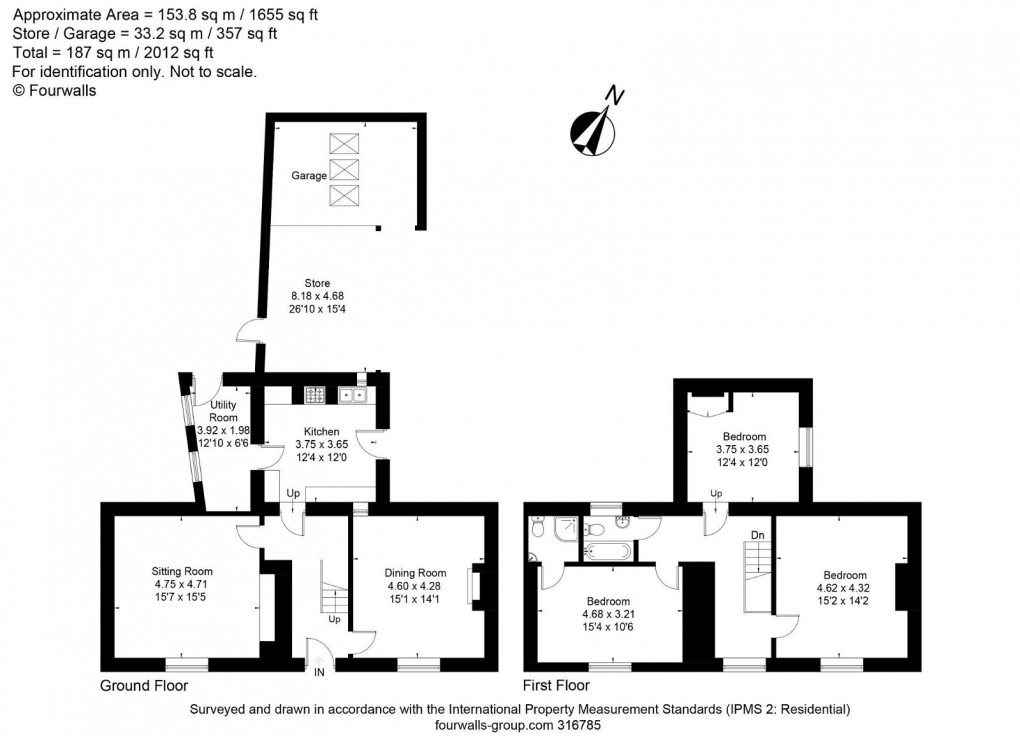 Floorplan for Great Somerford, Nr Malmesbury