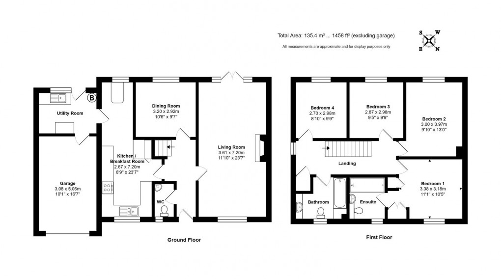 Floorplan for Royal Field Close, Hullavington