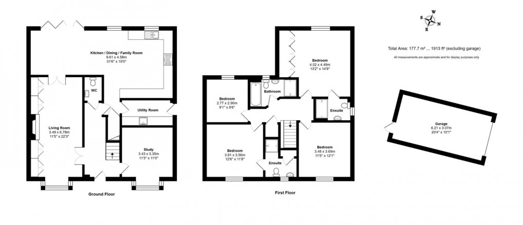 Floorplan for Old Ilsom Farm Road, Tetbury