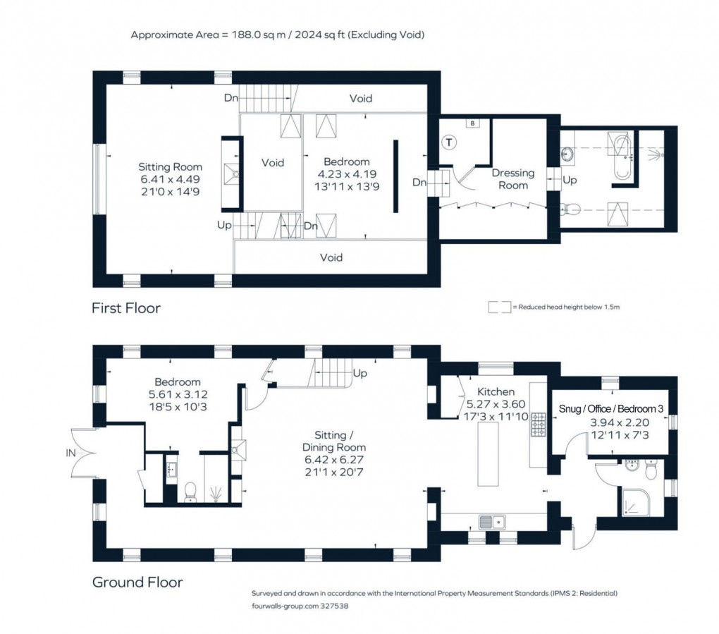 Floorplan for High Street, Bisley