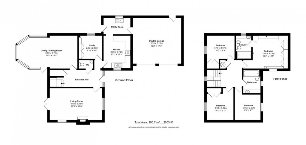 Floorplan for Belfry Drive, Hullavington