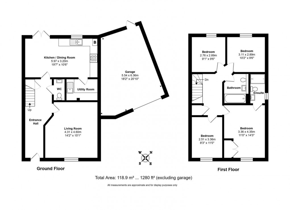 Floorplan for Mercer Way, Tetbury