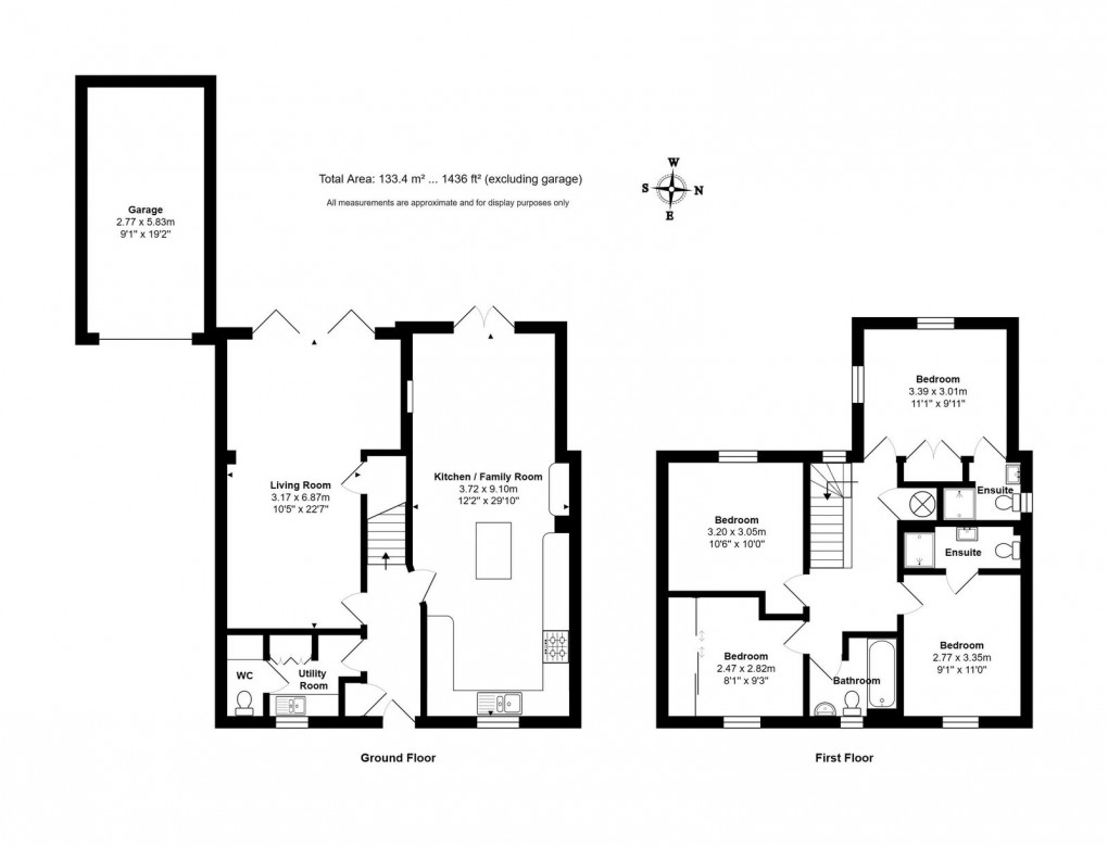 Floorplan for Avenue De Gien, Malmesbury