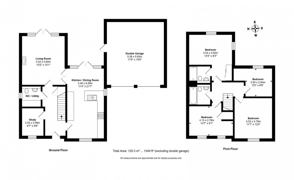 Floorplan for Andrews Close, Tetbury