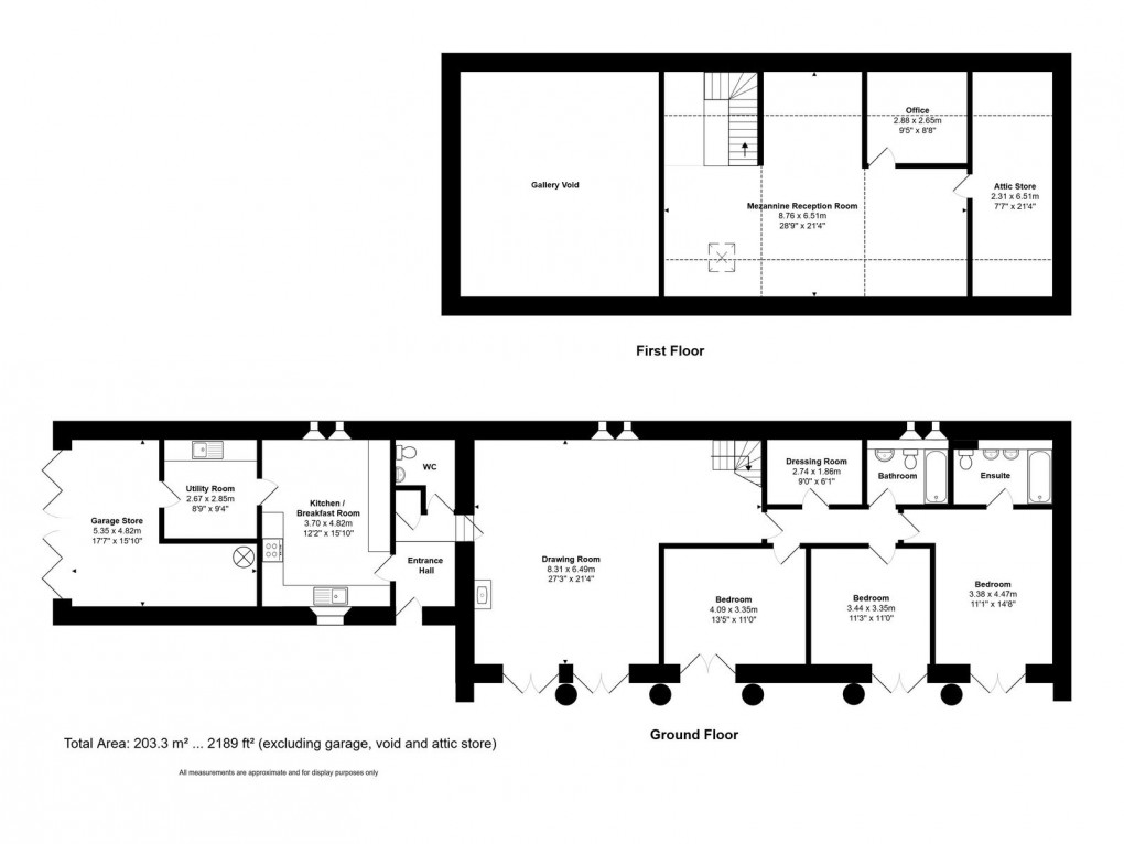 Floorplan for Sevington, Near Grittleton