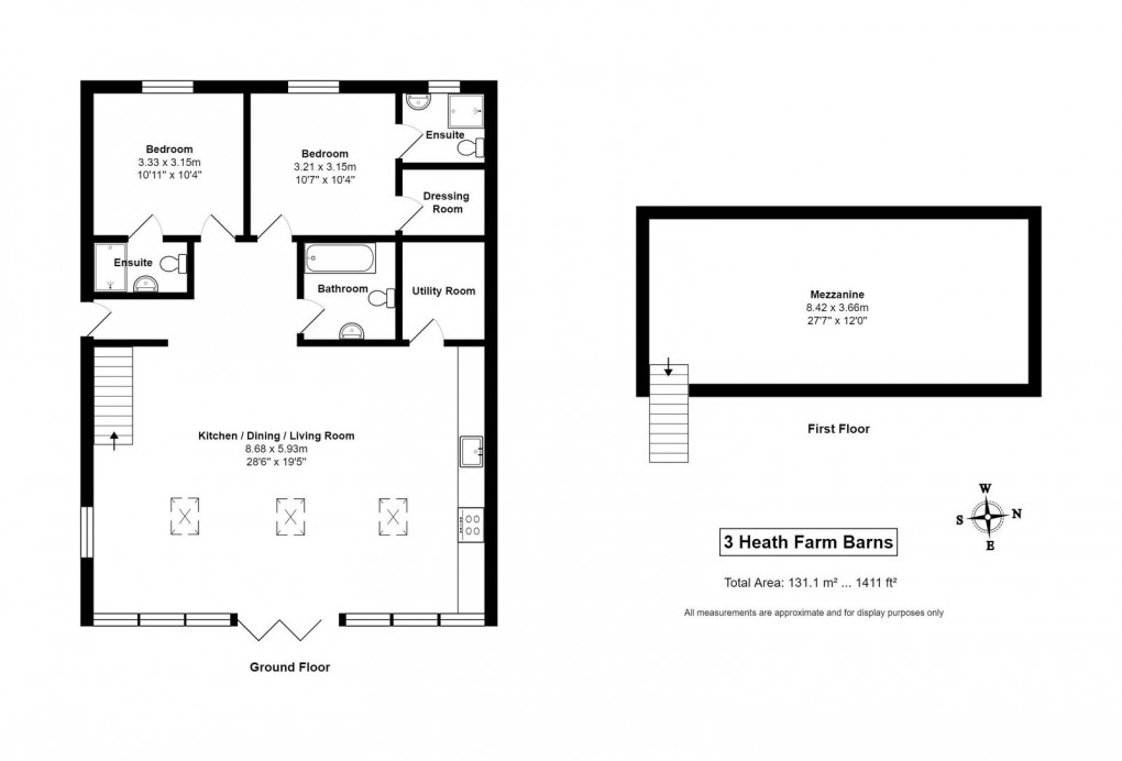 Floorplan for Heath Farm Gardens, Garsdon