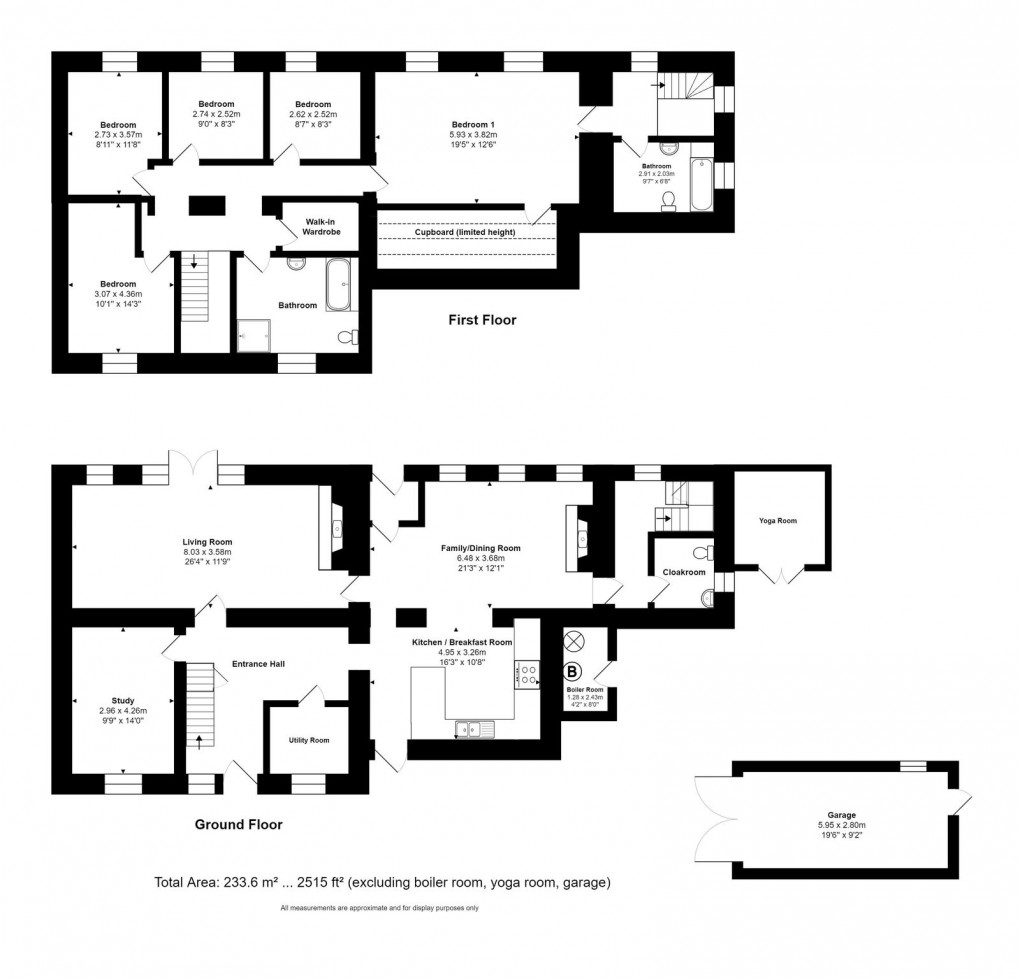 Floorplan for Horsdown, near Nettleton