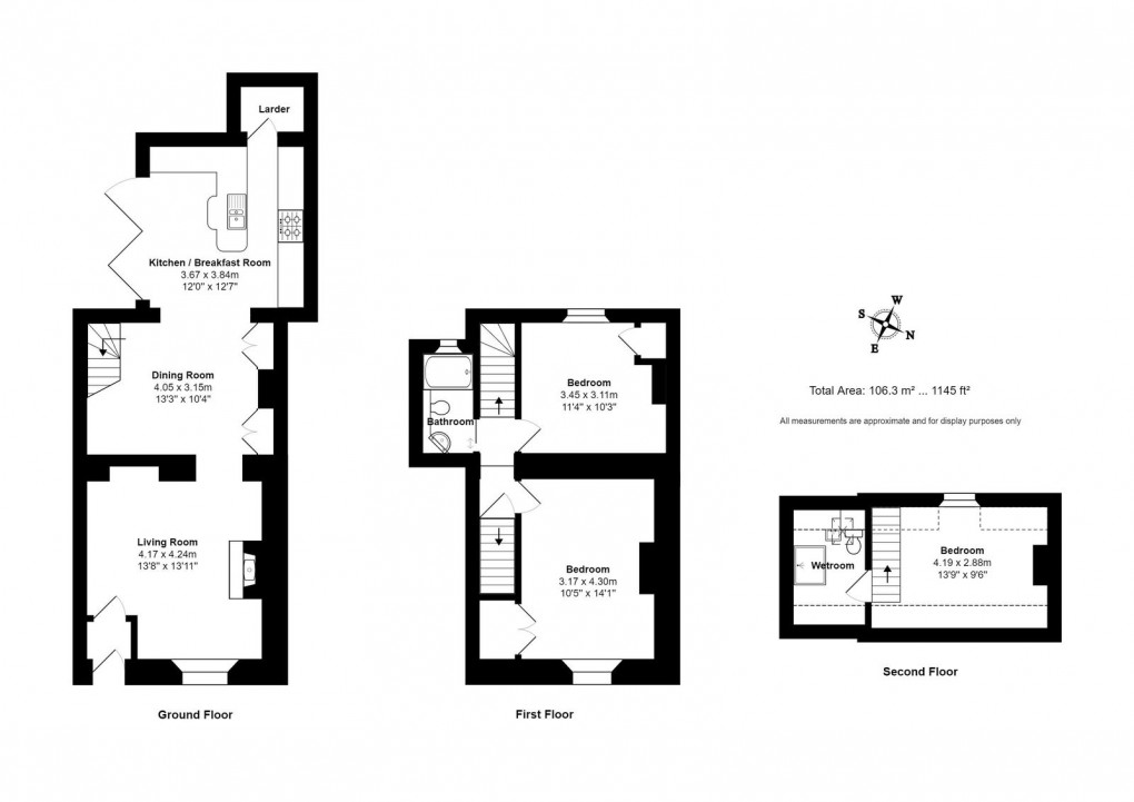 Floorplan for Gloucester Road, Malmesbury