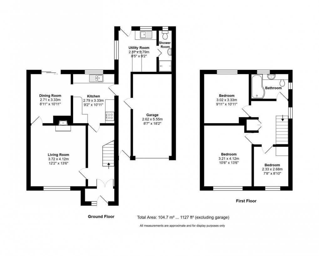 Floorplan for Oakleaze, Minety