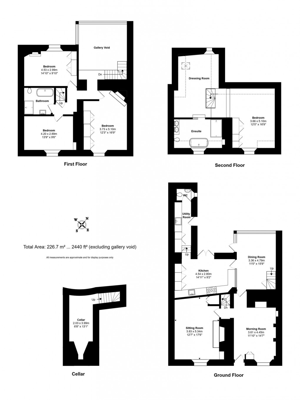 Floorplan for Gumstool Hill, Tetbury