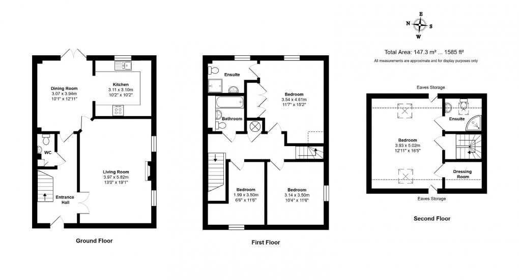 Floorplan for Strongs Close, Sherston