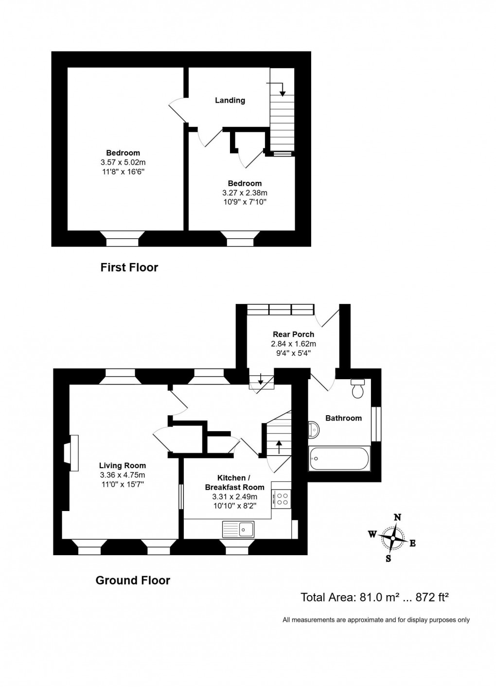 Floorplan for Easton Grey