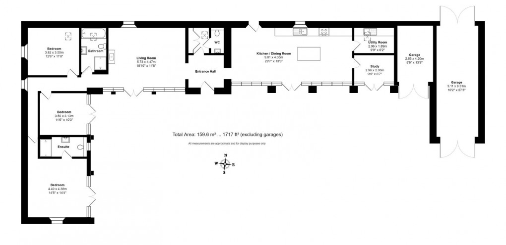 Floorplan for Easton Piercy, near Kington St. Michael