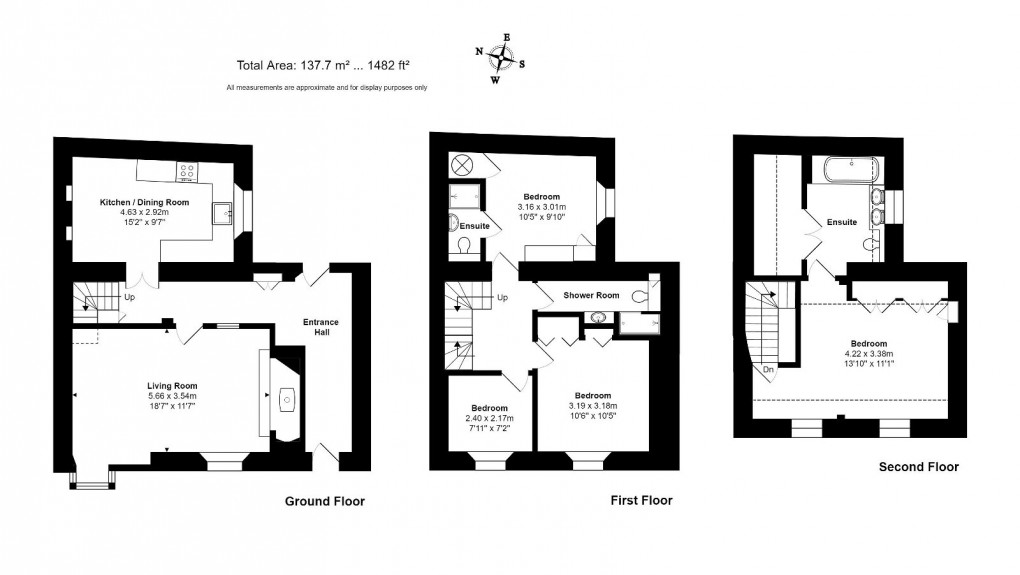 Floorplan for Waterside, Castle Combe