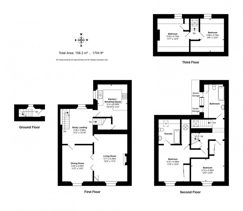 Floorplan for Hodder Court, High Street, Malmesbury