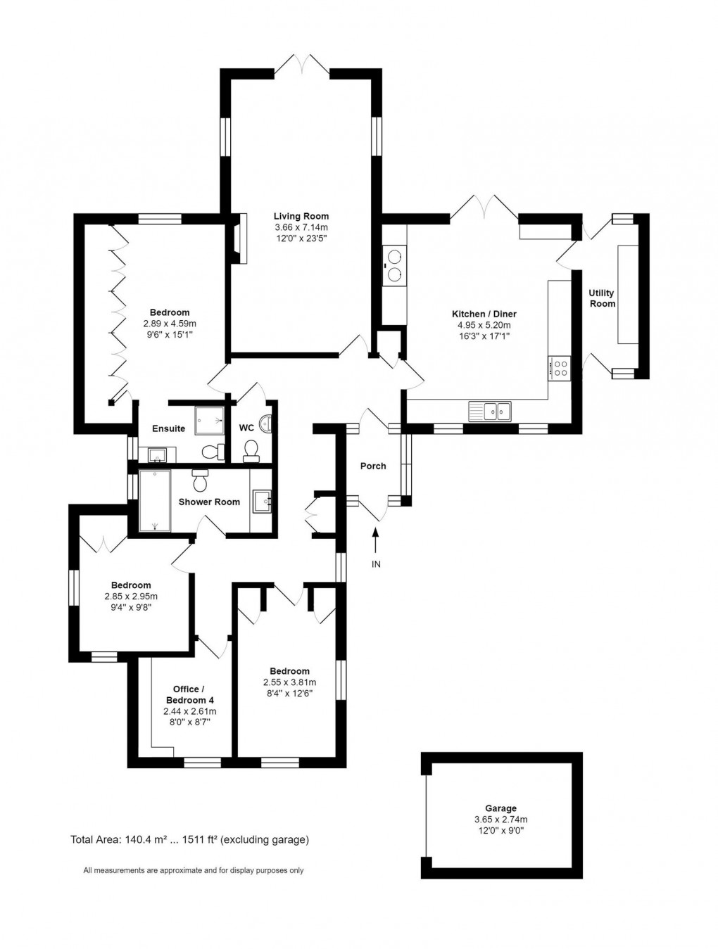 Floorplan for Charlton Road, Tetbury