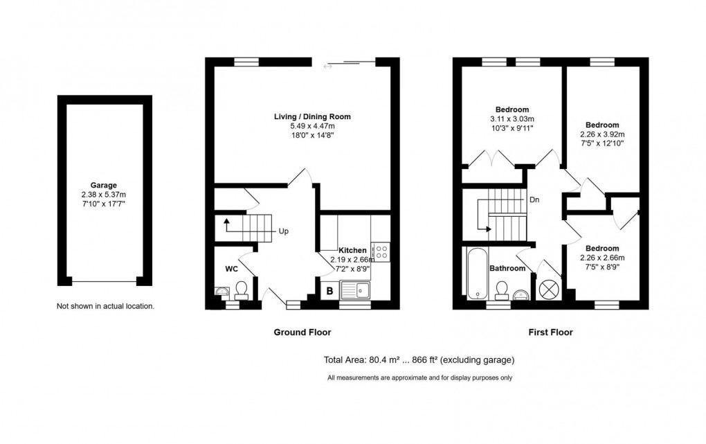 Floorplan for The Tarters, Sherston