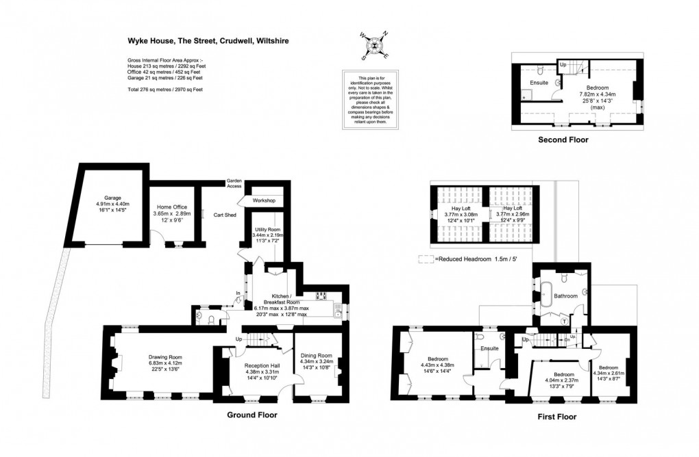 Floorplan for Crudwell, near Malmesbury