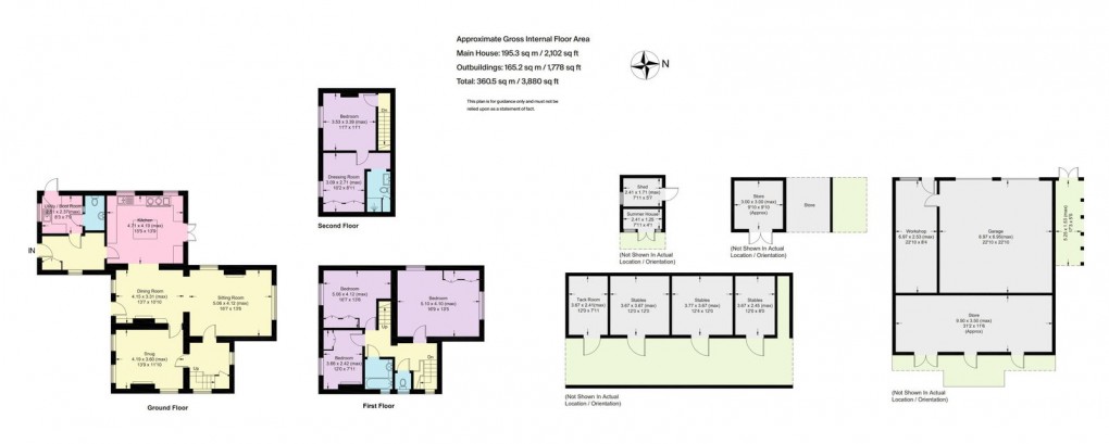 Floorplan for Brokenborough, Malmesbury