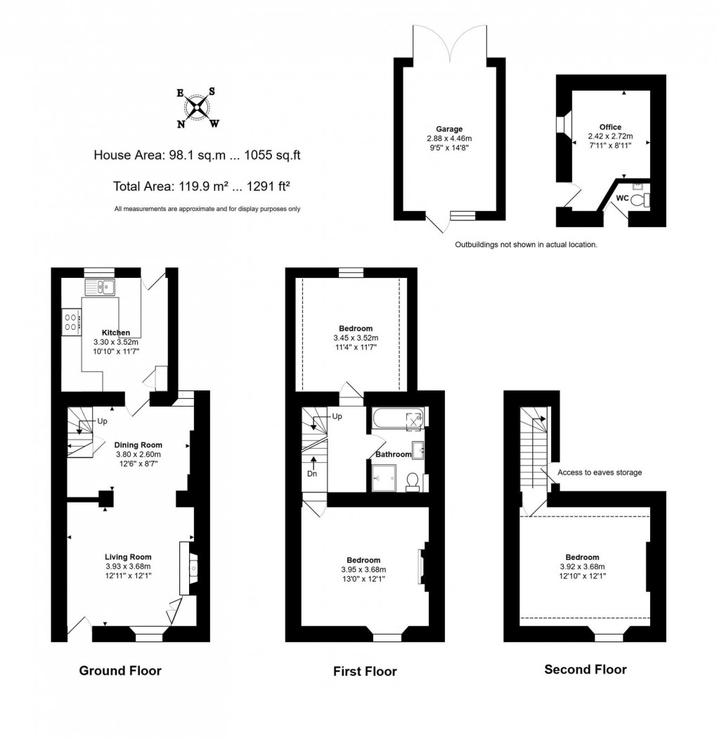 Floorplan for London Road, Tetbury