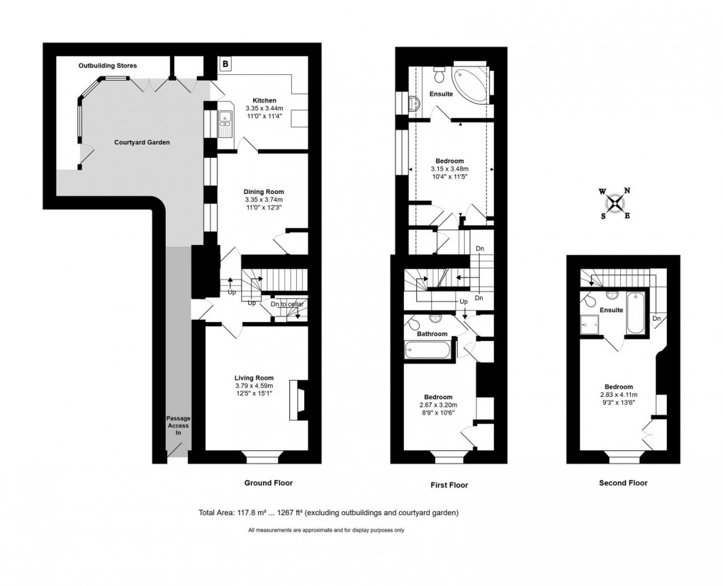 Floorplan for Gumstool Hill, Tetbury