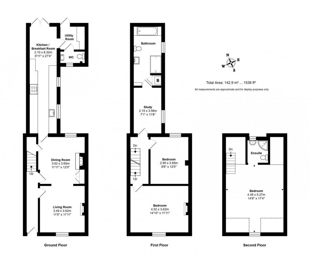 Floorplan for Burnham Road, Malmesbury